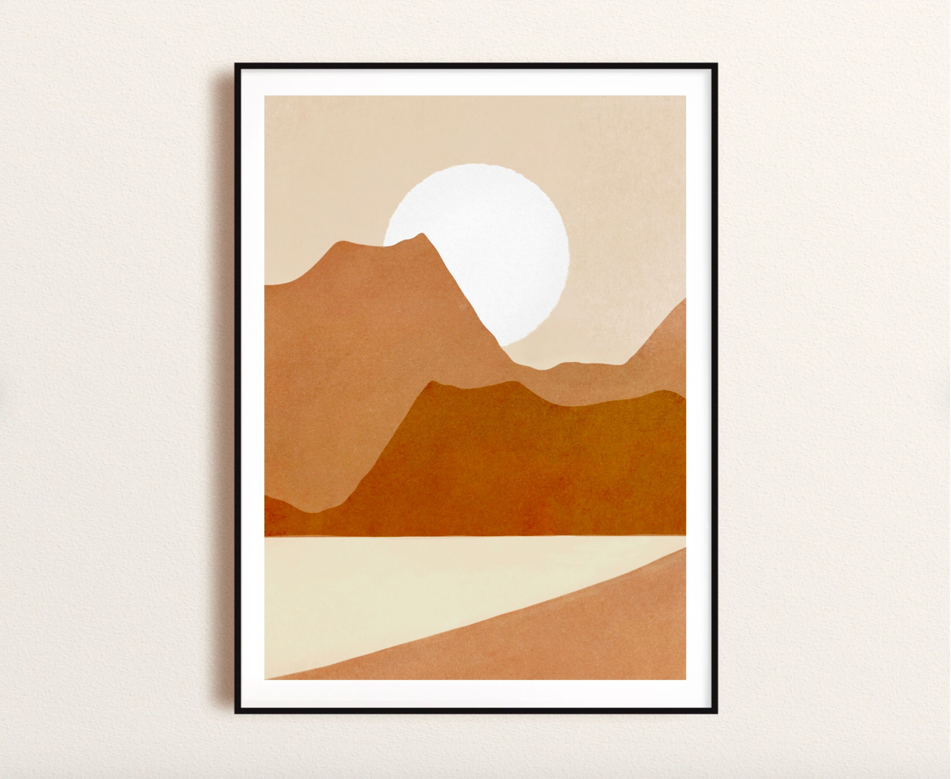 Art print Mountain view A3