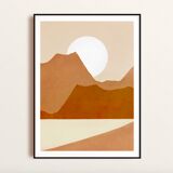 Art print Mountain view A3