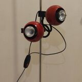 Vintage red eye ball floor lamp