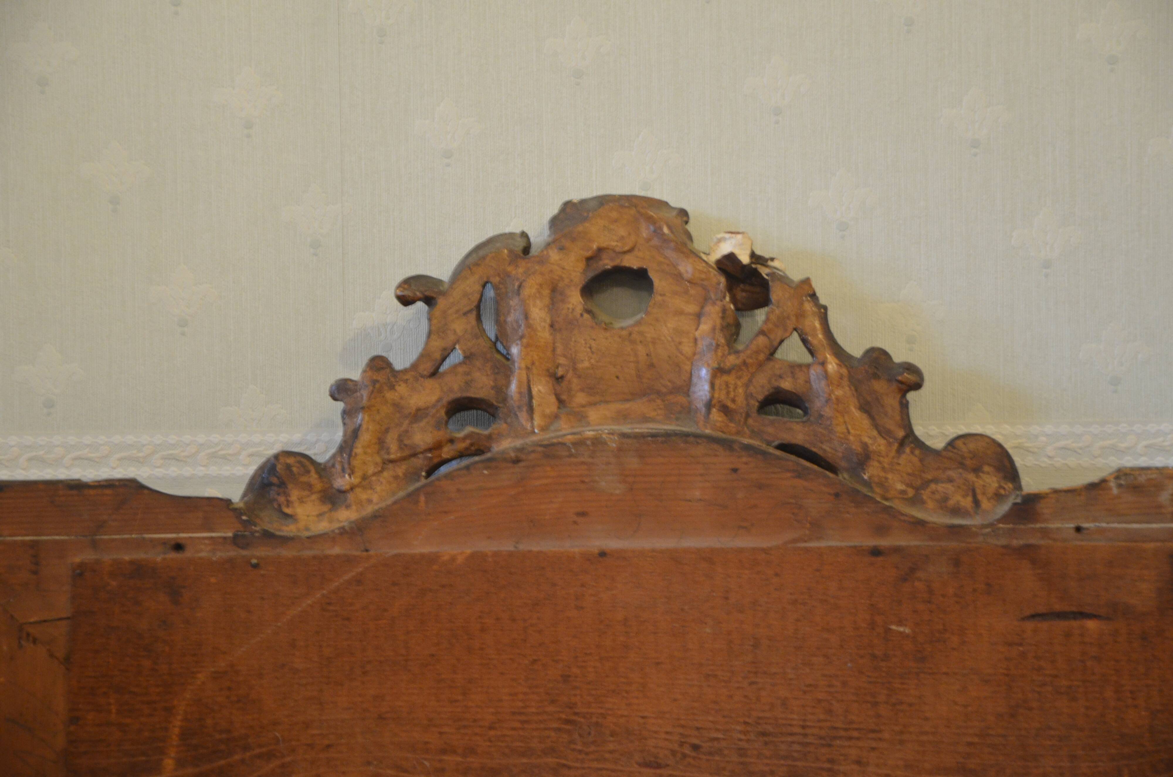 Wooden style mirror 74x104cm