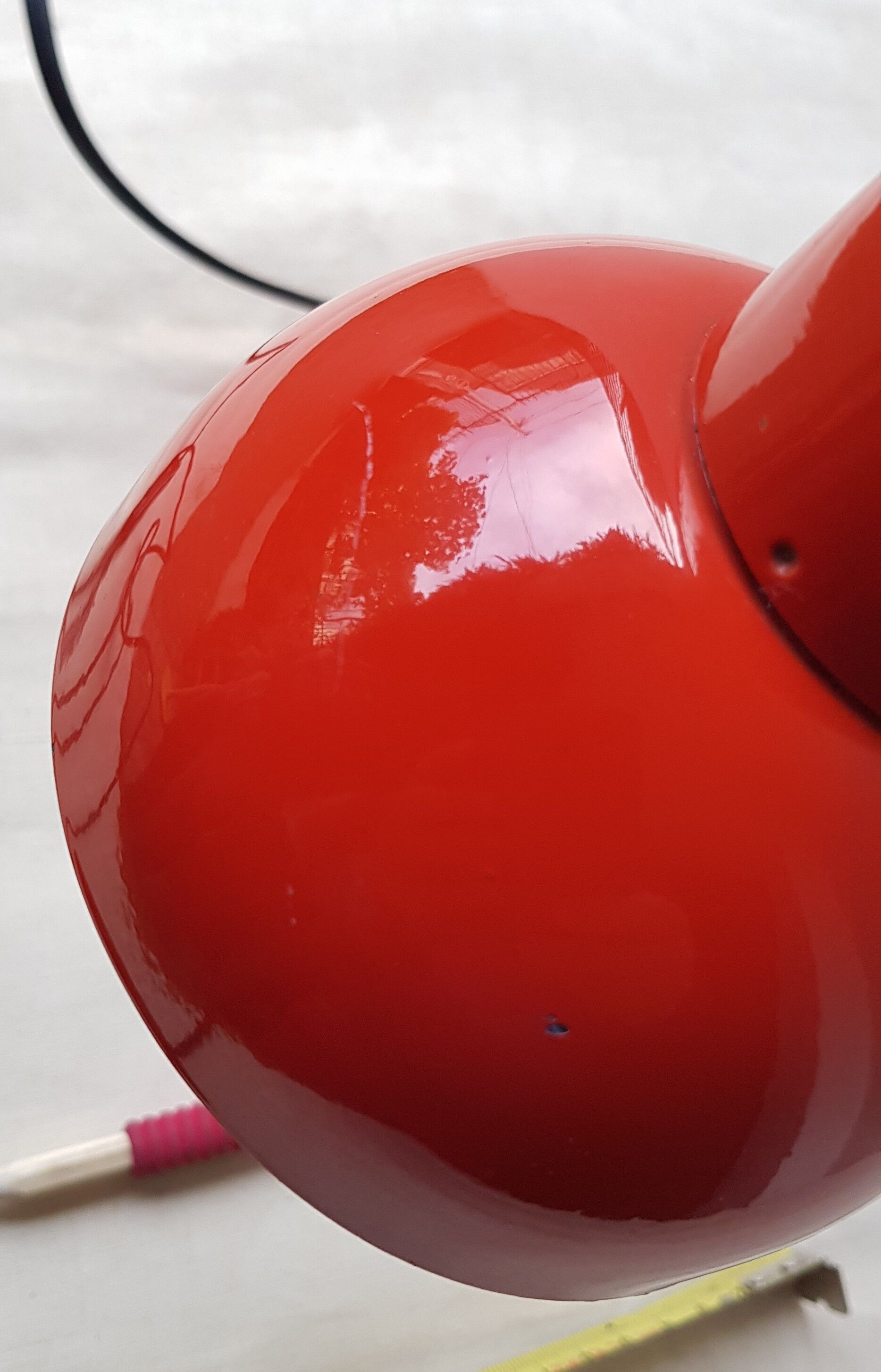 70's orange desk lamp