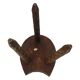 Spanish Milk Stool Brutalist Tripod Stool Solid Wood