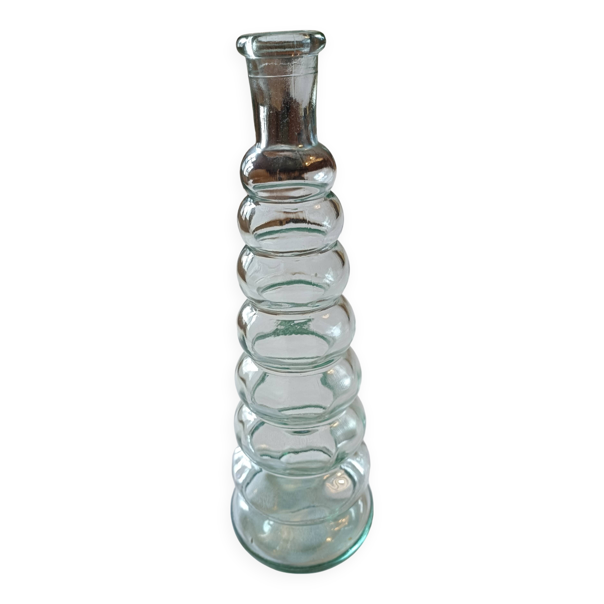 Glass bottle vase