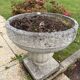 Medici planter/planter on a pedestal in reconstituted stone
