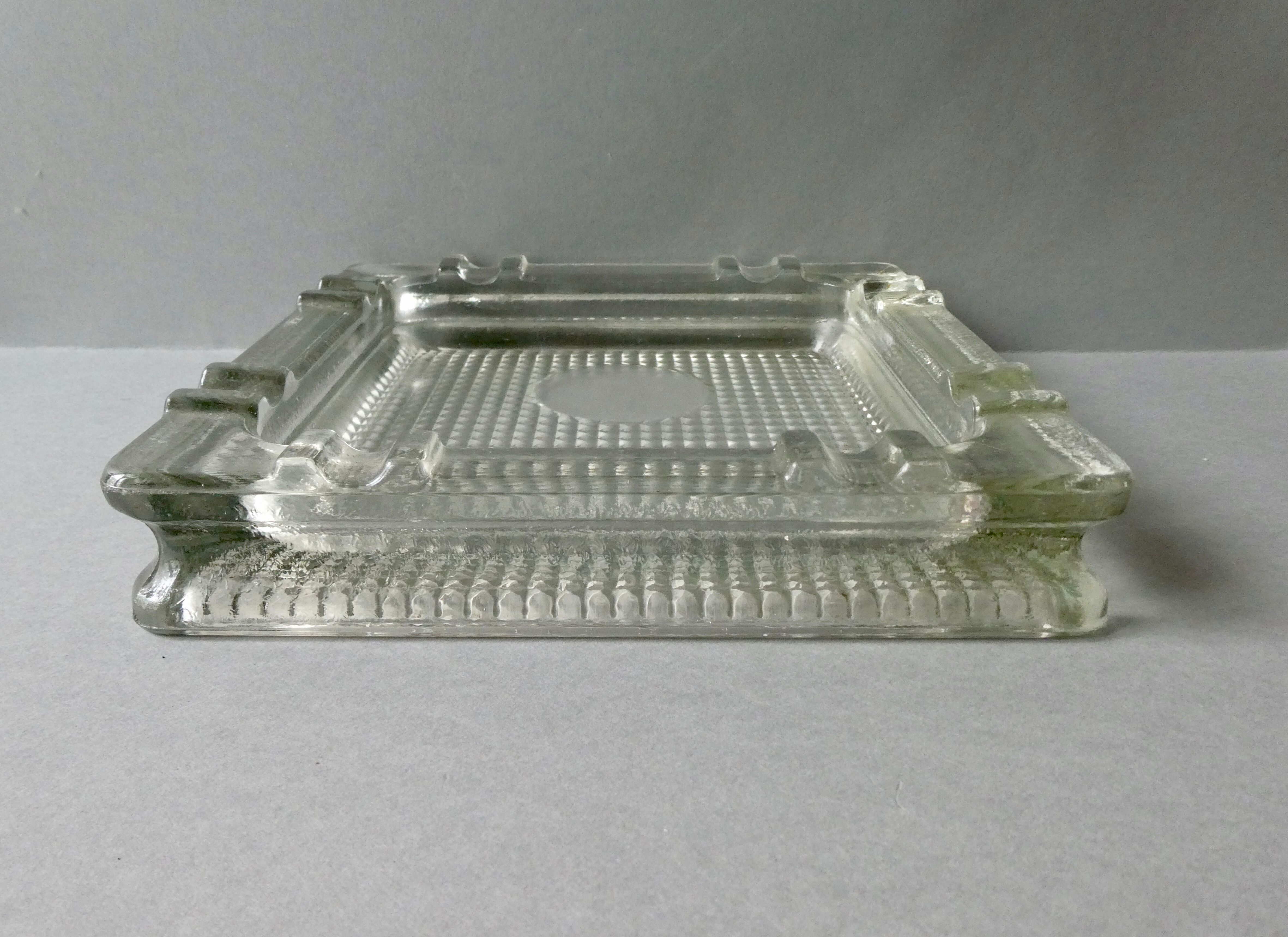 Glass trinket bowl 1960s