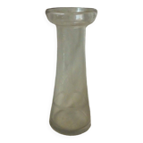 Engraved glass hyacinth vase heron decoration*