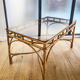 Ensemble table et chaises en rotin