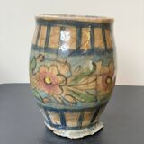 Grand vase rond blanc Qajar