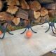 Retro wrought iron coat rack 💐