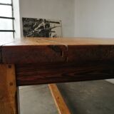Wooden farm table