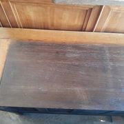 Buffet vaisselier en merisier blond