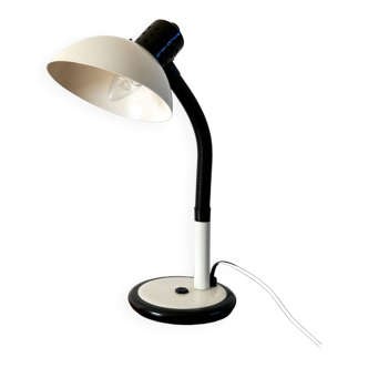 Aluminor beige and black desk lamp from the 70s