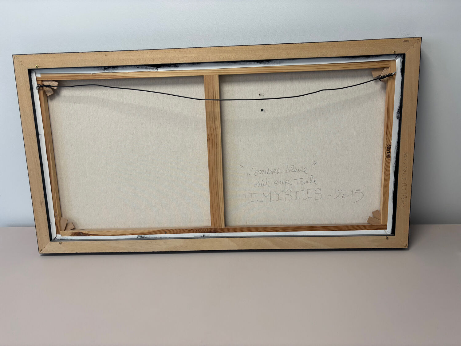 Canvas by Thierry Mysisus "The Blue Shadow" 2015