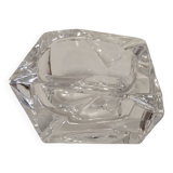 Crystal ashtray signed Daum