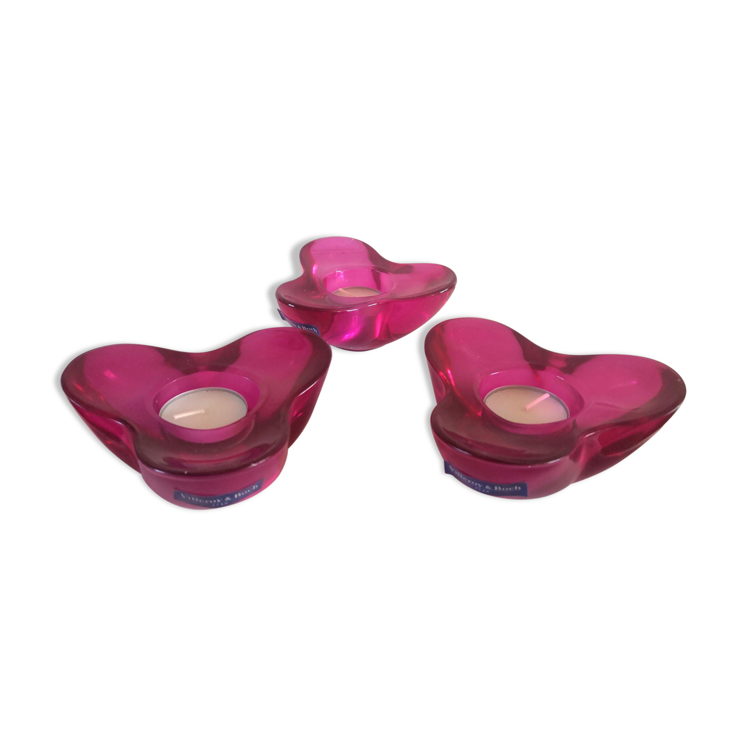 3 Villeroy and Boch Lights & Moods collection photophores