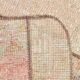 Tapis Runner Vintage Patchwork, Motifs Tribaux, Tons Pastel & Terre, 66x265 cm