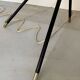 Vintage Grashopper Lamp with Burgundy Lamp shade