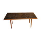 Danish rosewood ceramic tile coffee table, 1960s