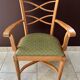 Paire de fauteuils Baptistin Spade 1940 en chêne clair