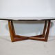 Mid-Century Oval Coffee Table for Kondor Möbel, 1960s