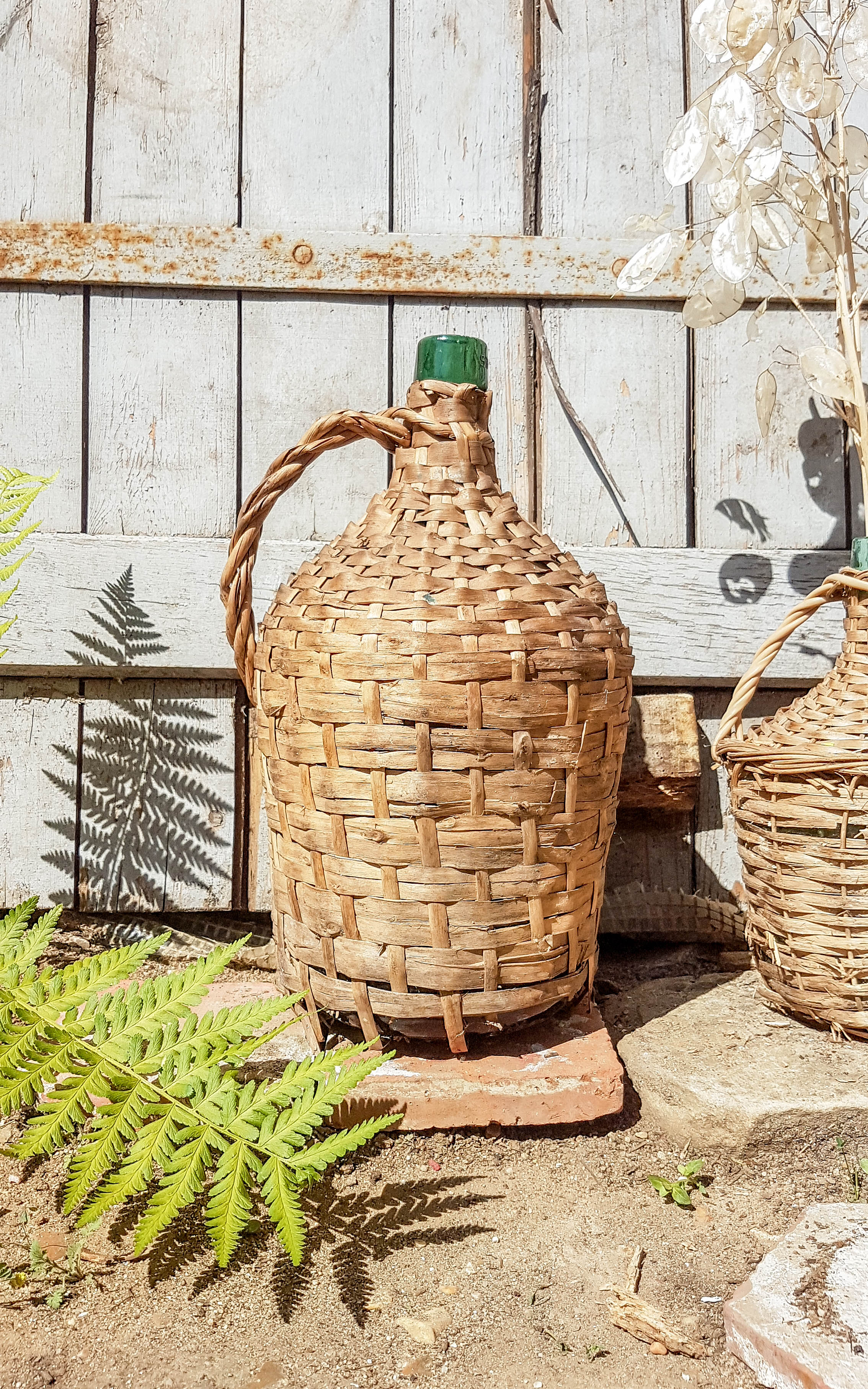 Vintage demijohn