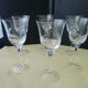 Set of 6 red wine glasses