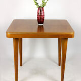 Square oak veneered folding table from Jitona, 1960