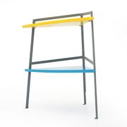 Corner table with two shelves, 1980s