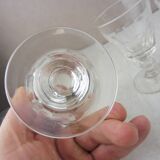 Lot of 5 liquor glasses Caton model, Saint Louis