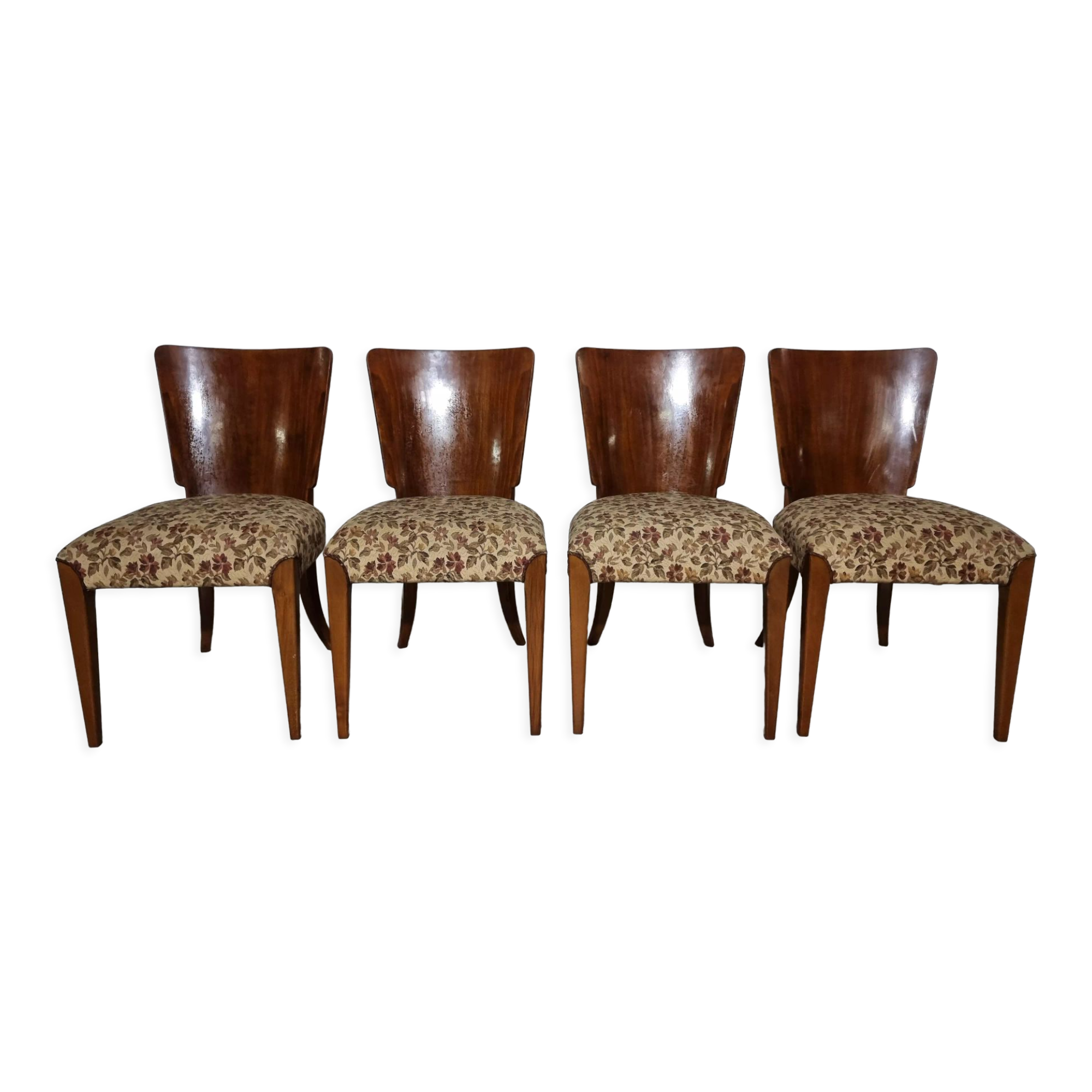 Dining chairs by Jindrich Halabala