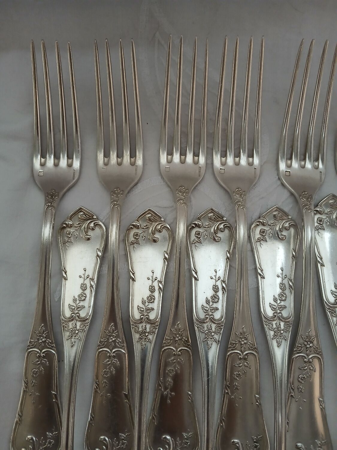 36 antique silver-plated cutlery sets "Boulenger"