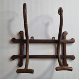 Coat rack 1900 in curved beech, Jacob & Josef Kohn, Vienna