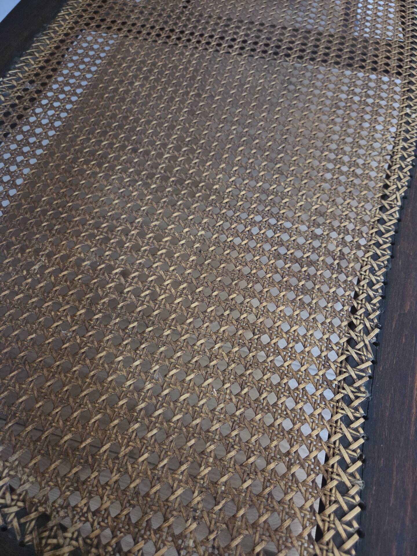 Caned bench in Louis XV style