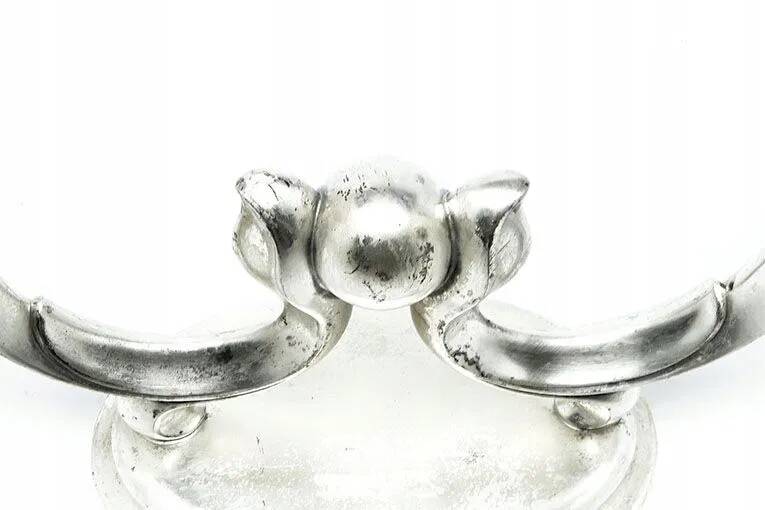 Ac8 wmf - art deco double-arm candle holder formism