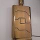 Brutalist brass lamp base Regina made in Italy.