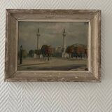 Old painting Paris 1943