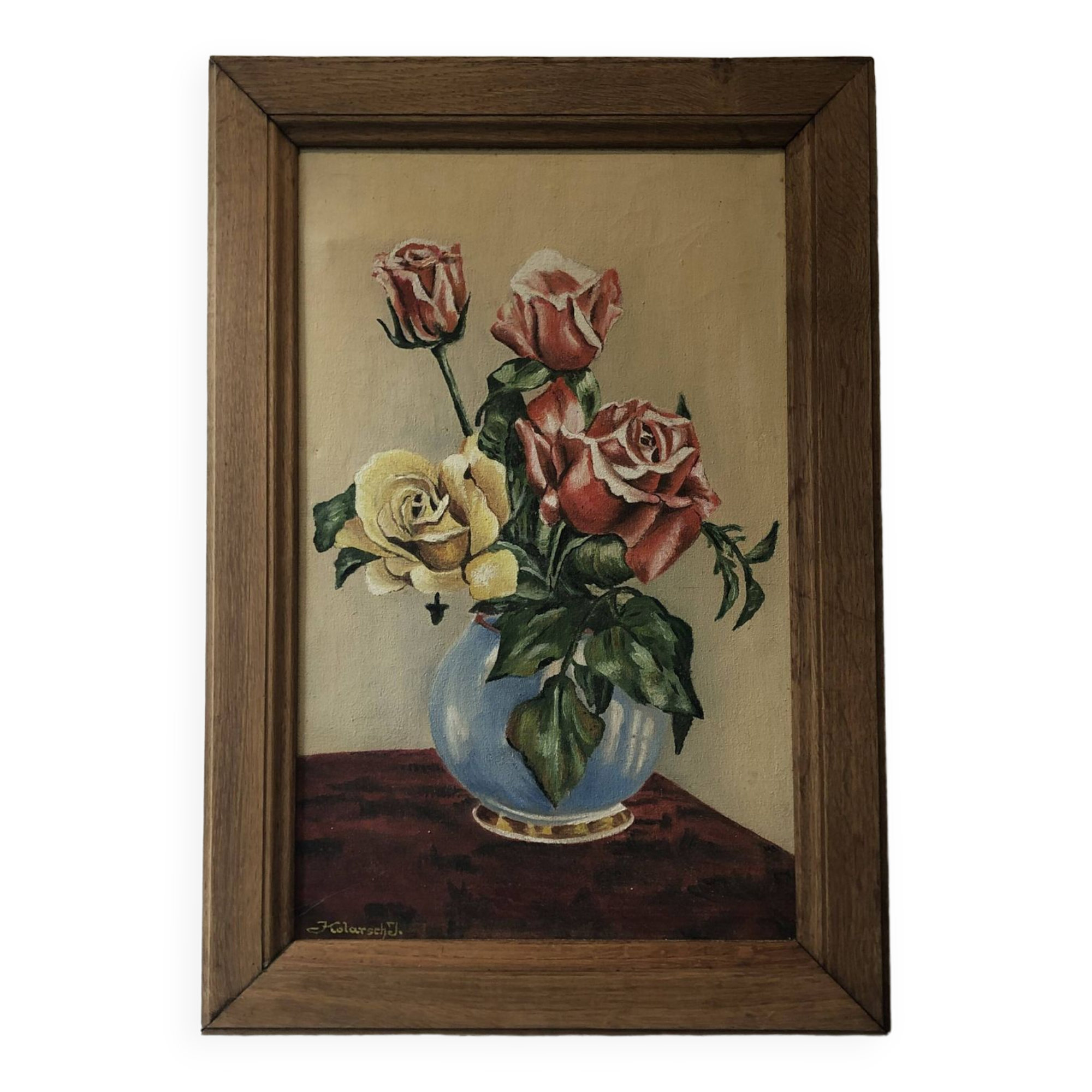 Flower bouquet painting