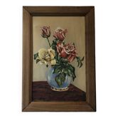 Flower bouquet painting