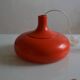 vintage suspension 1970s orange lacquered metal