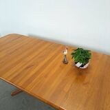 XL Deense uitschuifbare teak eettafel