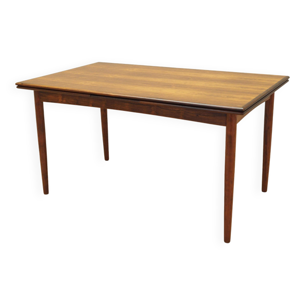 Table en palissandre, design danois, années 1970, production : Danemark