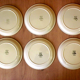 Vintage Boch La Louvière Corfou Collection Set of 6 Side Plates