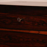 Cube bar in rio-rosewood  designed by Rolf Hesland  for Bruksbo Tegnekontor - Norway - 1960's