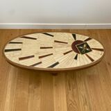 Vallauris ceramic coffee table