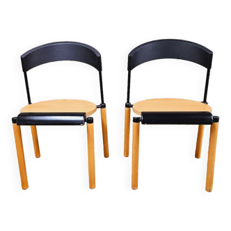 Pair of chairs 80s