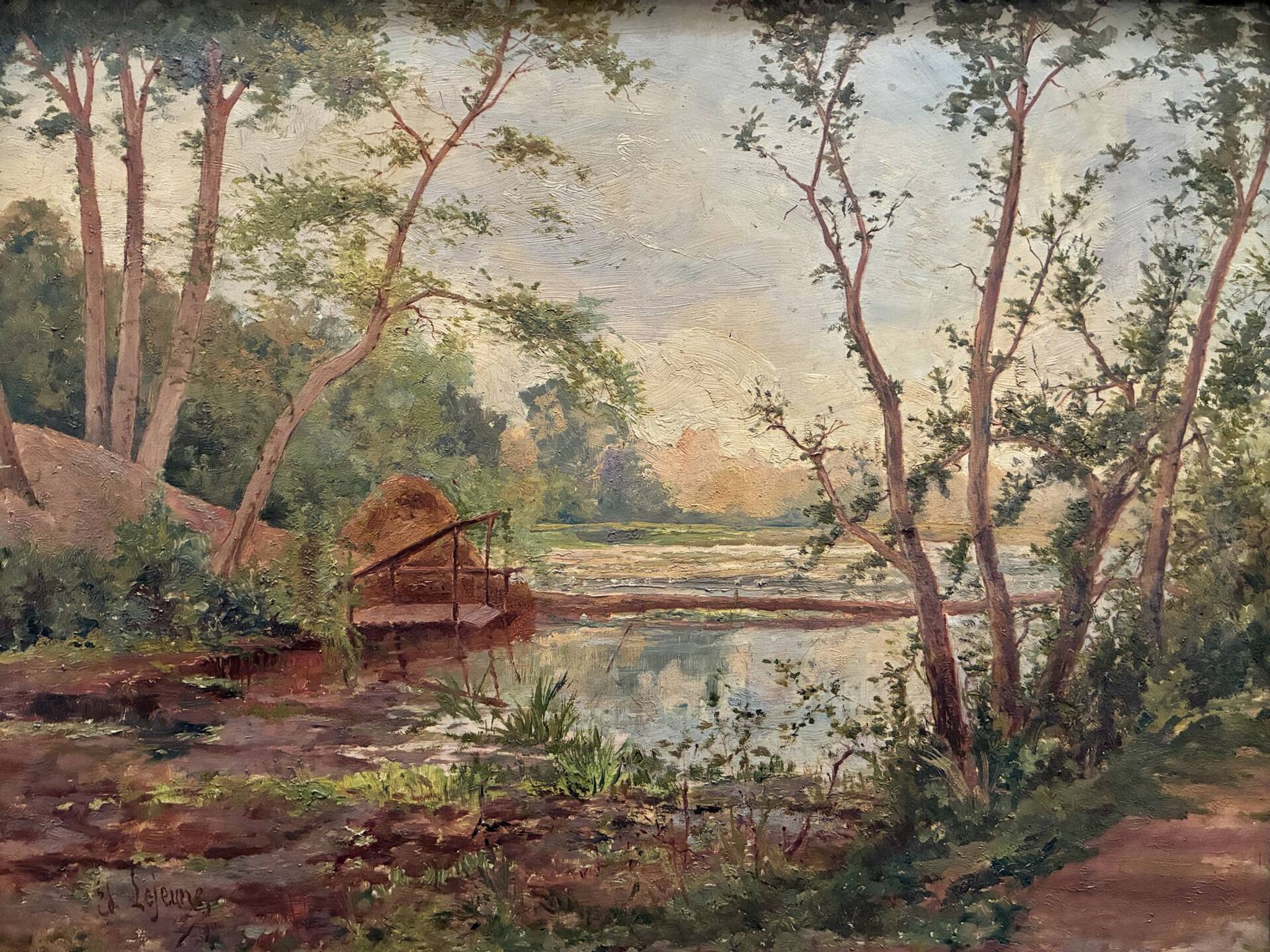 Landscape, Louis Lejeune, 1900