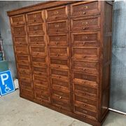 Antique Drop-Front Filing Cabinet | Oak Clerk’s Cabinet | Historic Storage