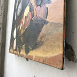 Canvas oil fruit and flowers