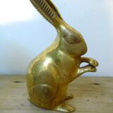 Lapin en laiton