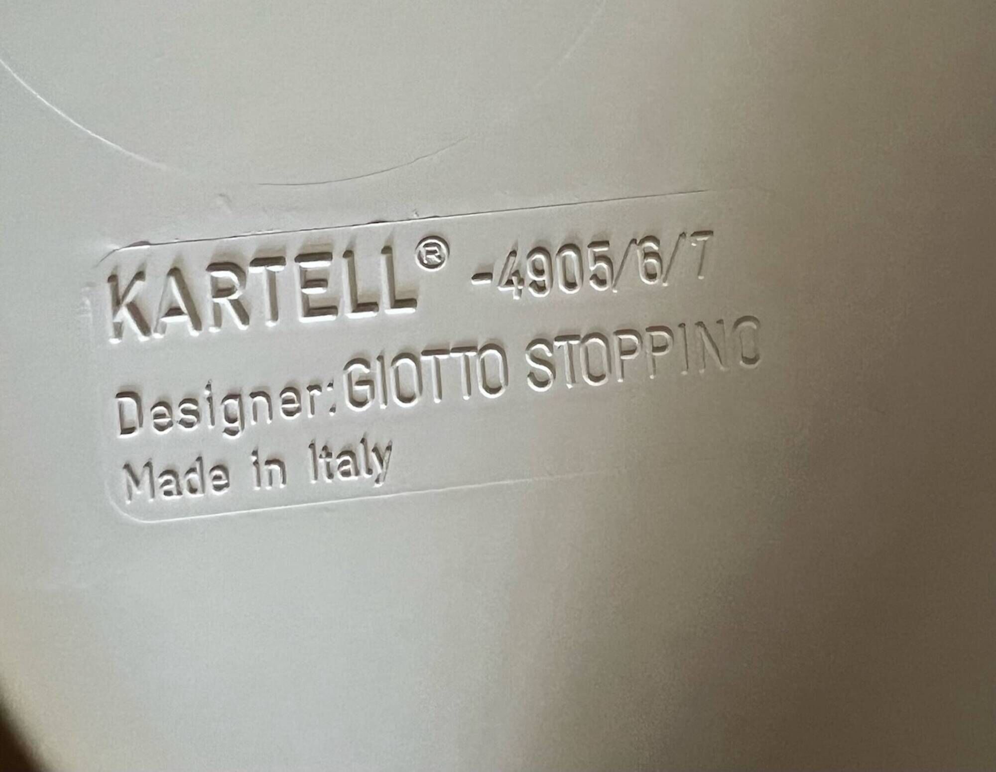 Set of Nesting Tables Model 4905/6/7 by Giotto Stoppino for Kartell, 70s
